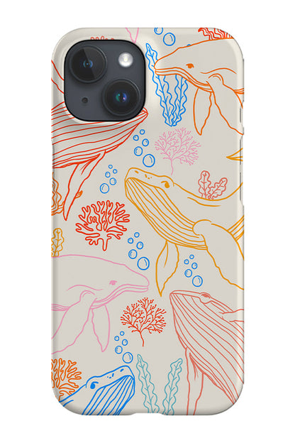 RoyalCovers.uk - Humpback Whale Coral Reef Phone Case (Bright)