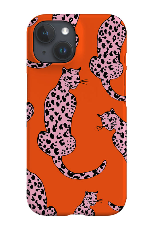 RoyalCovers.uk - Leopard Animal Phone Case (Orange Pink)