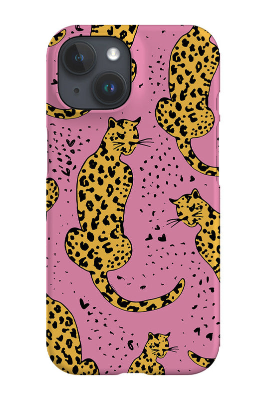 RoyalCovers.uk - Leopard Hearts Phone Case (Pink)