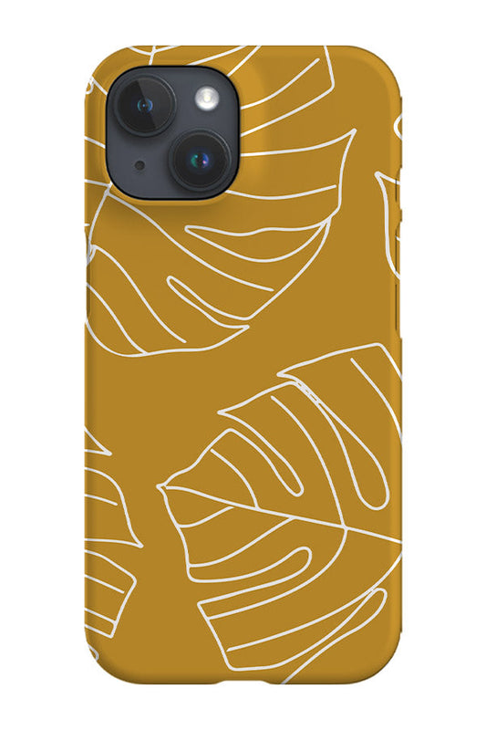 RoyalCovers.uk - Monstera Phone Case (Yellow)