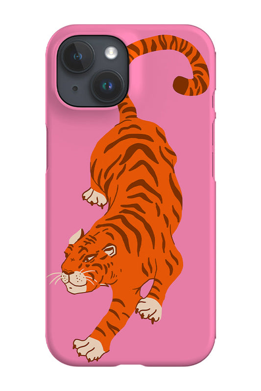 RoyalCovers.uk - Large Tiger Phone Case (Pink)