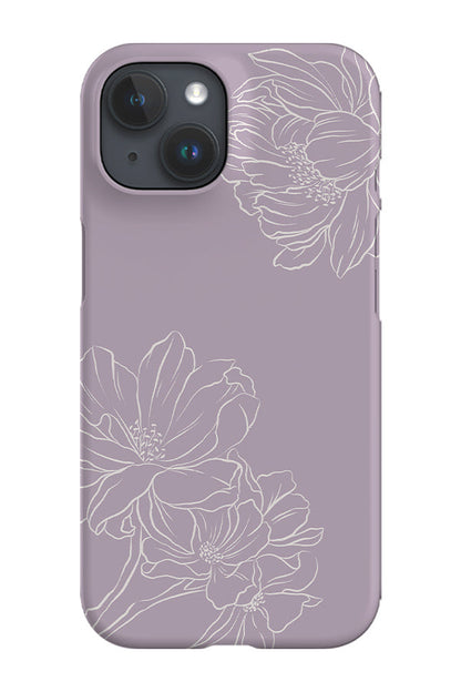 RoyalCovers.uk - Classic Botanicals Peonies Phone Case (Lilac White)