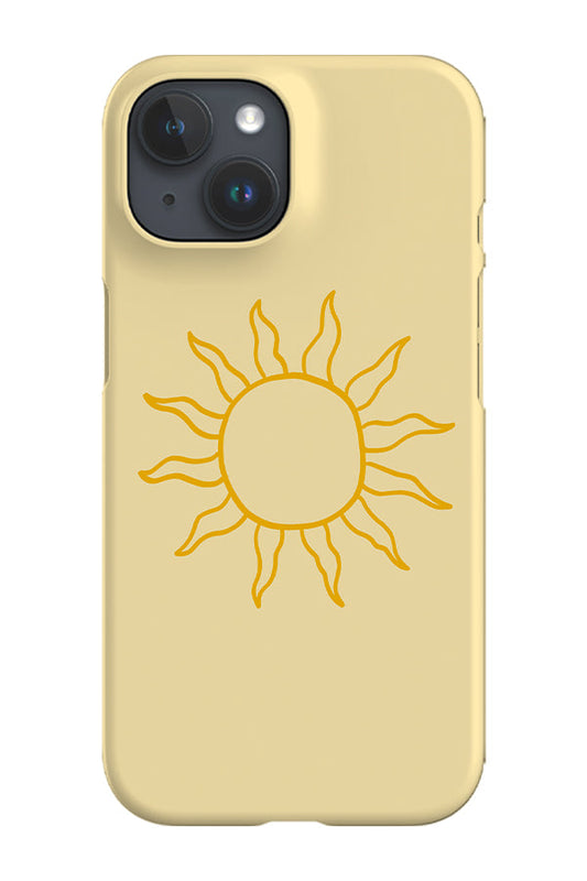 RoyalCovers.uk - Minimalist Sun Phone Case (Yellow)