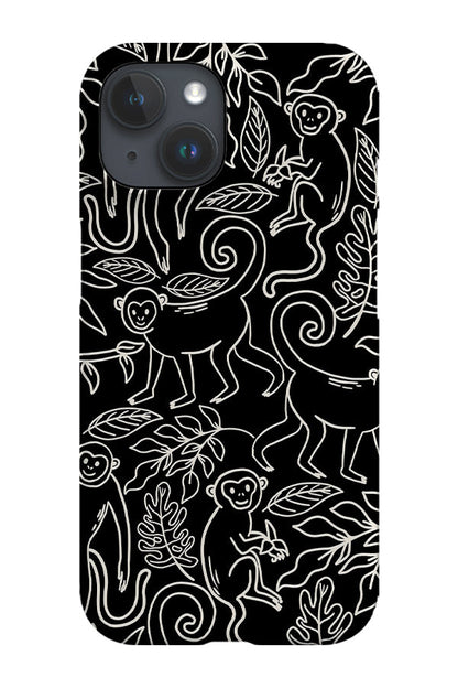RoyalCovers.uk - Monkey Busy Jungle Phone Case (Black)