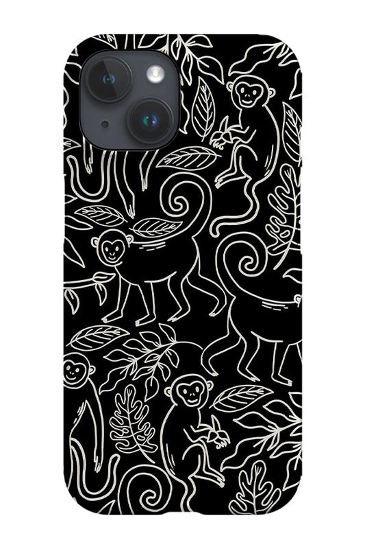 RoyalCovers.uk - Monkey Busy Jungle Phone Case (Black)