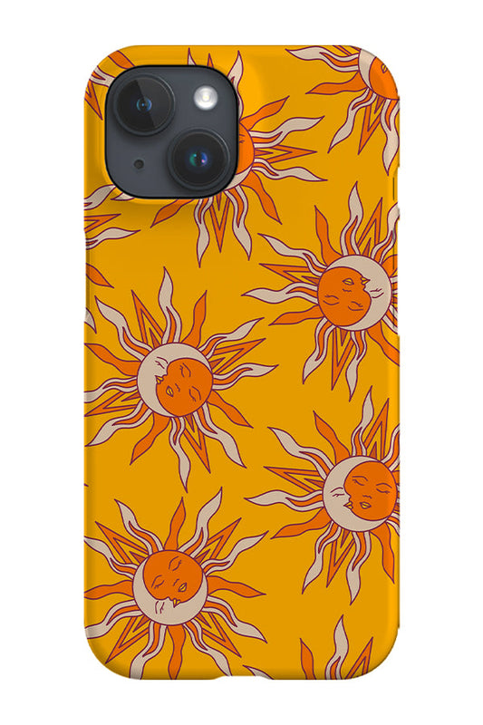 RoyalCovers.uk - Moon and Sun Scatter Phone Case (Yellow)