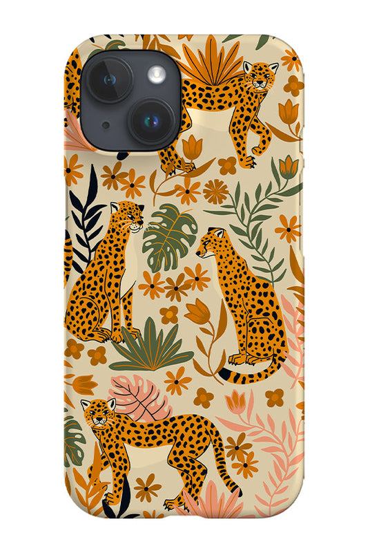 RoyalCovers.uk - Cheetah Busy Jungle Phone Case (Neutral)