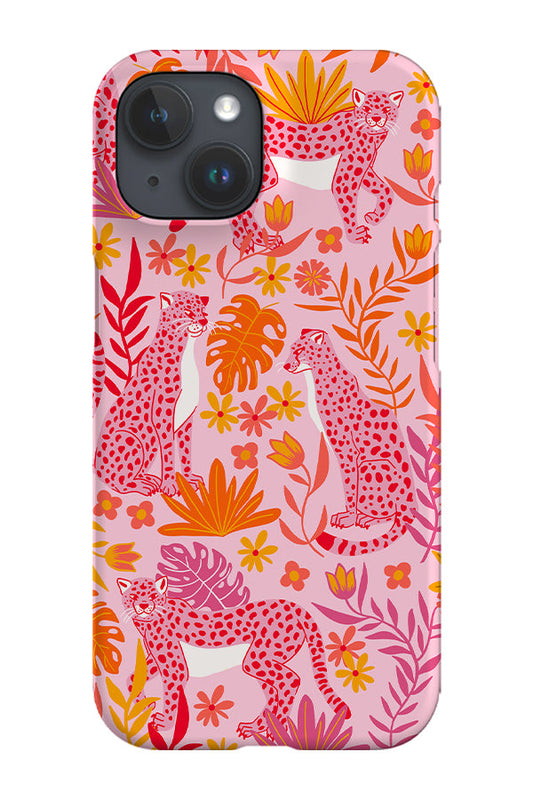 RoyalCovers.uk - Cheetah Busy Jungle Phone Case (Pink)