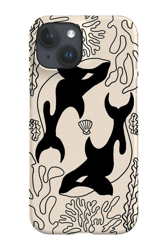 RoyalCovers.uk - Two Orca Phone Case (Cream)