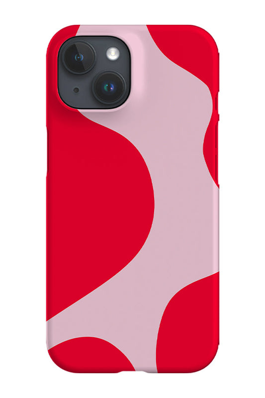 RoyalCovers.uk - Oversized Cow Spots Phone Case (Red)
