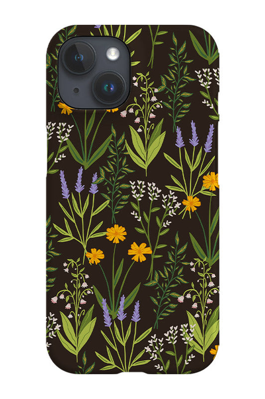 RoyalCovers.uk - Overlapping Wildflowers Phone Case (Black)