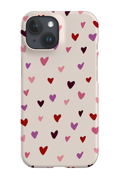 RoyalCovers.uk - Hearts Phone Case (Purple Multicolour)