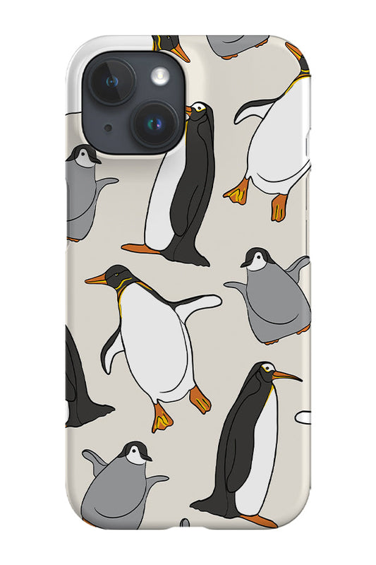 RoyalCovers.uk - Penguins Phone Case (Cream)