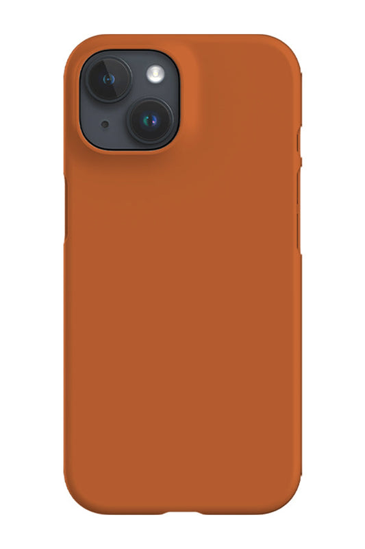 RoyalCovers.uk - Burnt Orange Plain Block Colour Phone Case