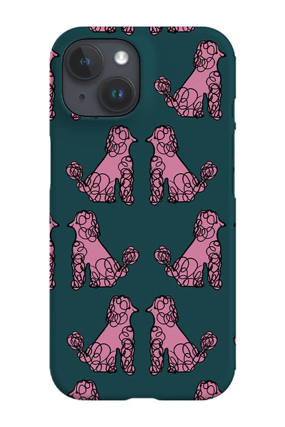 RoyalCovers.uk - Poodle Dog Phone Case (Teal)