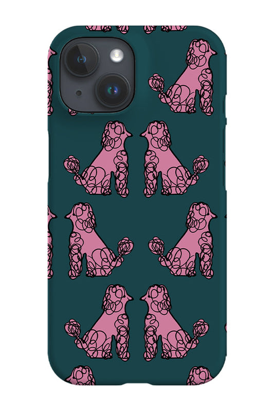 RoyalCovers.uk - Poodle Dog Phone Case (Teal)