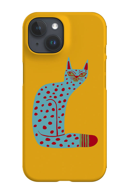 RoyalCovers.uk - Bold Graphic Cat Phone Case (Yellow)