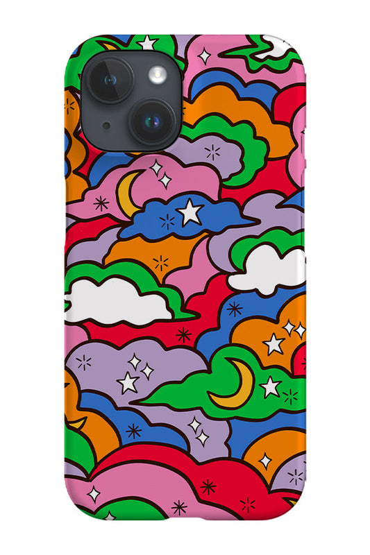 RoyalCovers.uk - Retro Cloudscape Phone Case (Rainbow)
