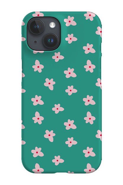 RoyalCovers.uk - Retro Daisy Phone Case (Green)
