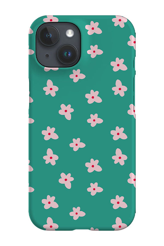 RoyalCovers.uk - Retro Daisy Phone Case (Green)