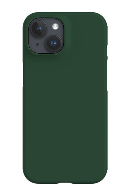 RoyalCovers.uk - Rustic Forest Green Plain Block Colour Phone Case