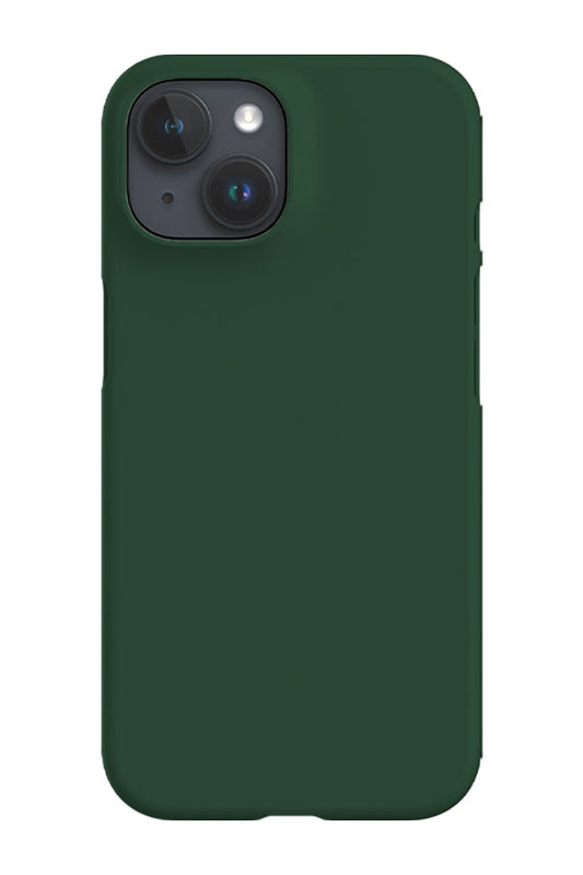 RoyalCovers.uk - Rustic Forest Green Plain Block Colour Phone Case