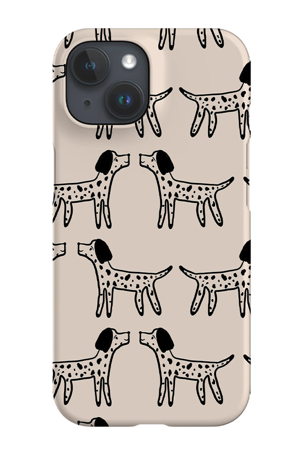 RoyalCovers.uk - Spotty Dog Phone Case (Cream)