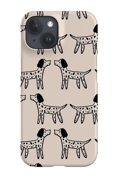 RoyalCovers.uk - Spotty Dog Phone Case (Cream)