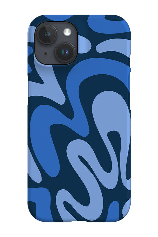 RoyalCovers.uk - Swirl Shapes Phone Case (Blue)