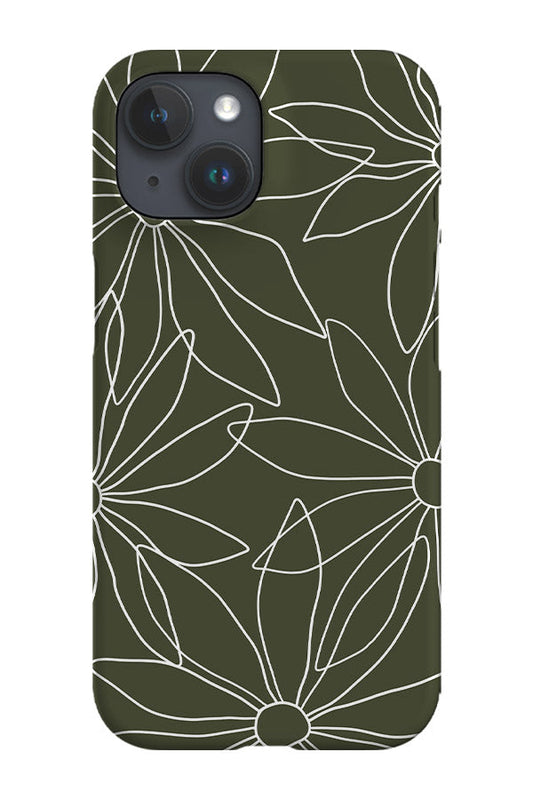 RoyalCovers.uk - Scatter Daisy Phone Case (Green)