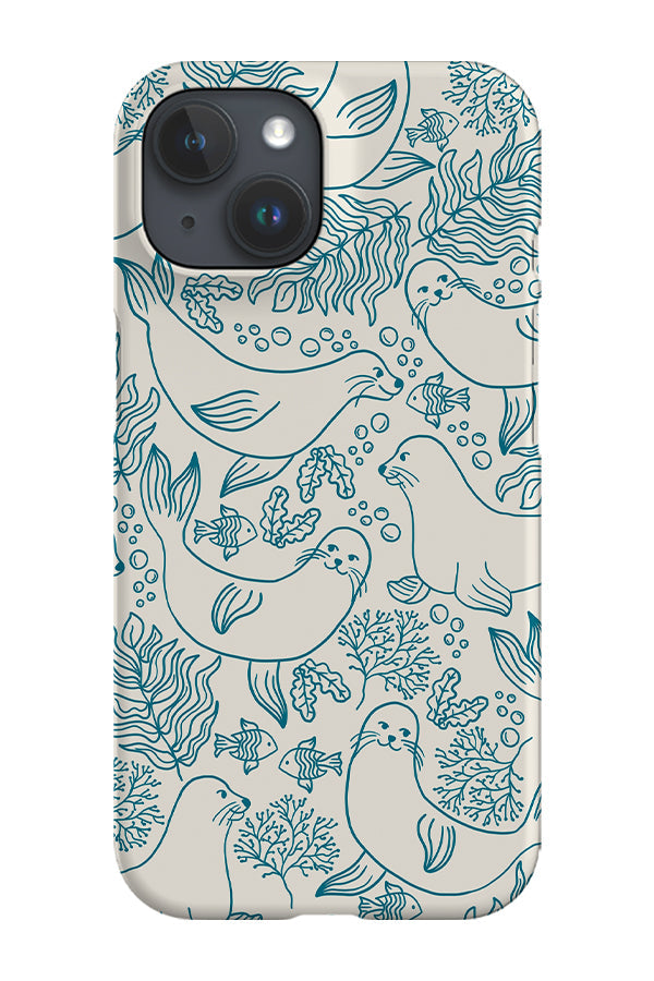 RoyalCovers.uk - Seal Coral Reef Phone Case (Beige Blue)