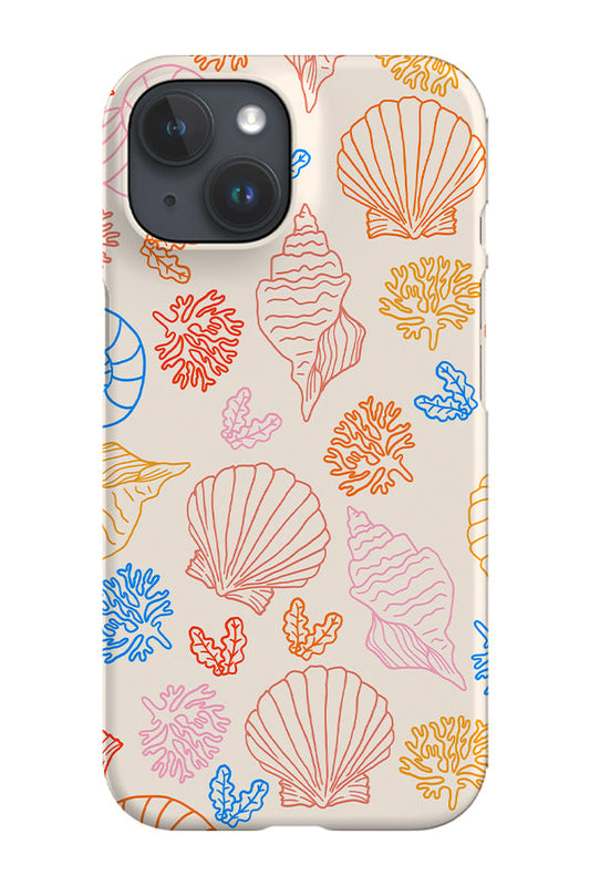 RoyalCovers.uk - Seashell Coral Reef Phone Case (Bright Multicolour)