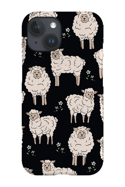 RoyalCovers.uk - Sheep Print Phone Case (Black)