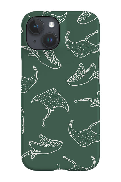 RoyalCovers.uk - Stingray Line Art Phone Case (Khaki)