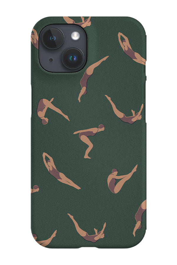 RoyalCovers.uk - Retro Swimmers Phone Case (Tan Purple)