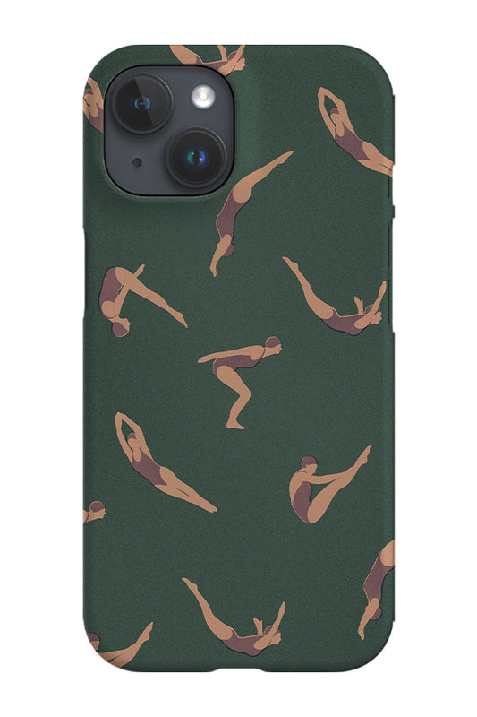 RoyalCovers.uk - Retro Swimmers Phone Case (Tan Purple)