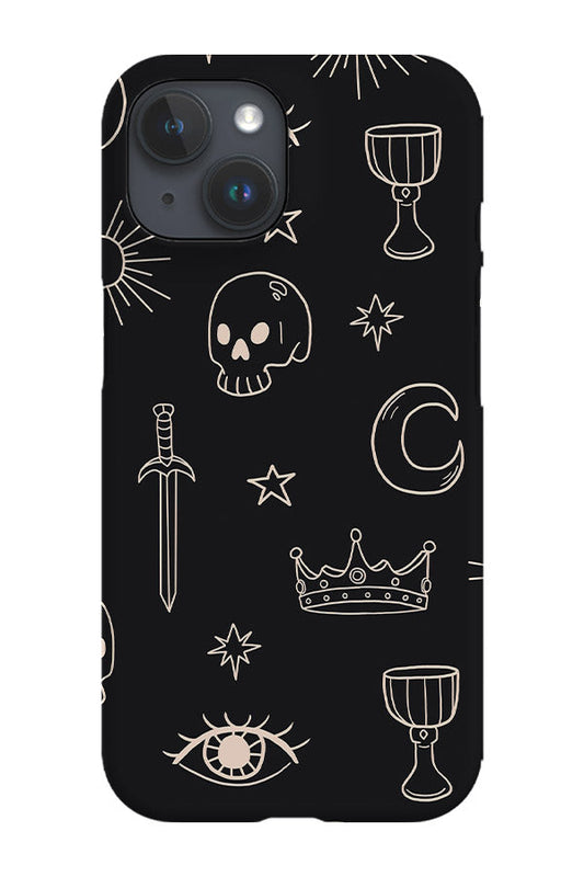 RoyalCovers.uk - Tarot Pattern Phone Case (Black)