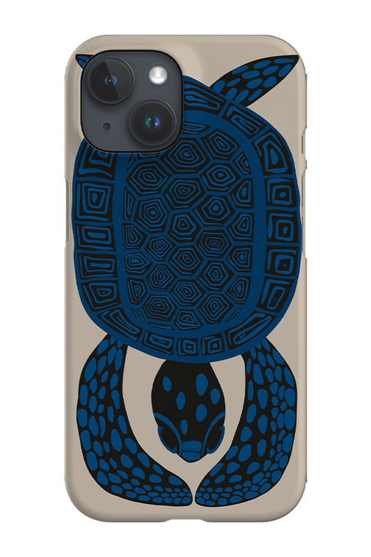 RoyalCovers.uk - Turtle Placement Phone Case (Off White Blue)