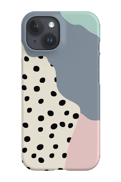 RoyalCovers.uk - Wavy Shapes & Small Dots Phone Case (Muted Pastel)