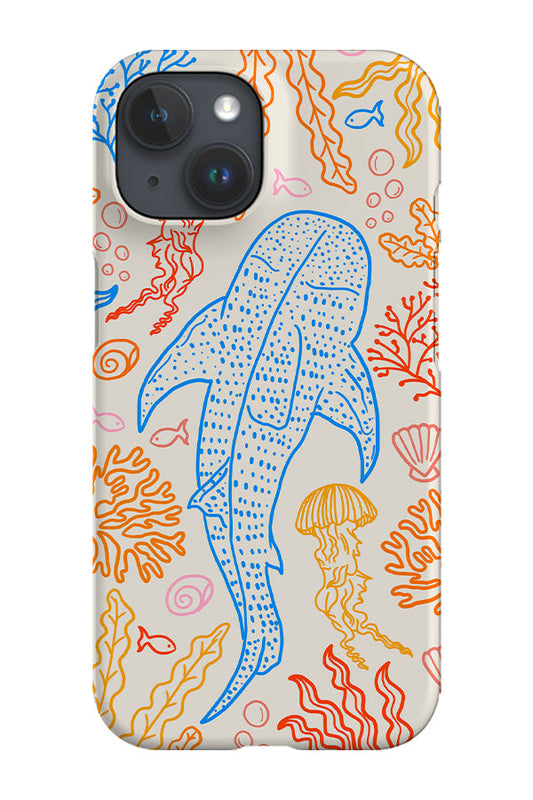 RoyalCovers.uk - Whale Shark Coral Reef Phone Case (Bright Multicolour)