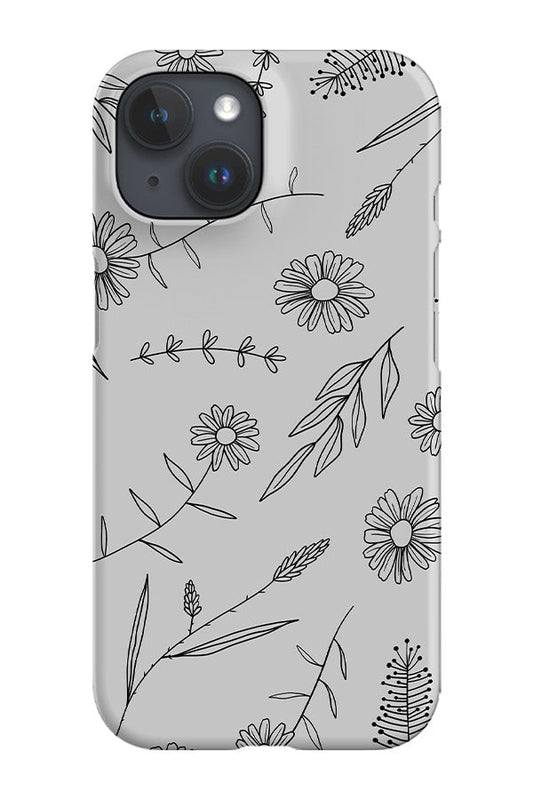 RoyalCovers.uk - Scatter Wildflowers Phone Case (Off White)