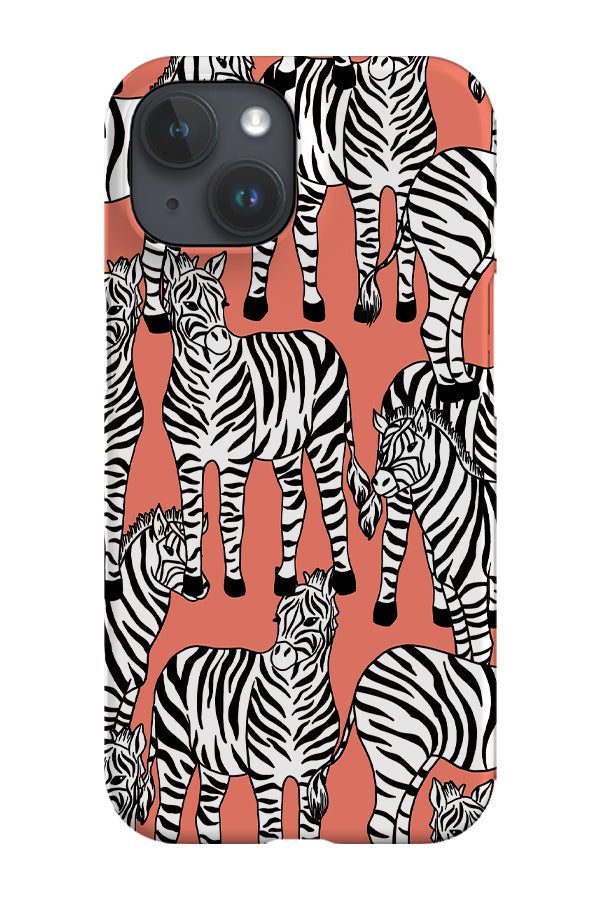RoyalCovers.uk - Zebra Pattern Phone Case (Coral)