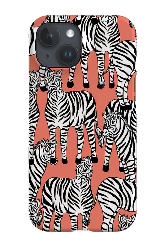 RoyalCovers.uk - Zebra Pattern Phone Case (Coral)