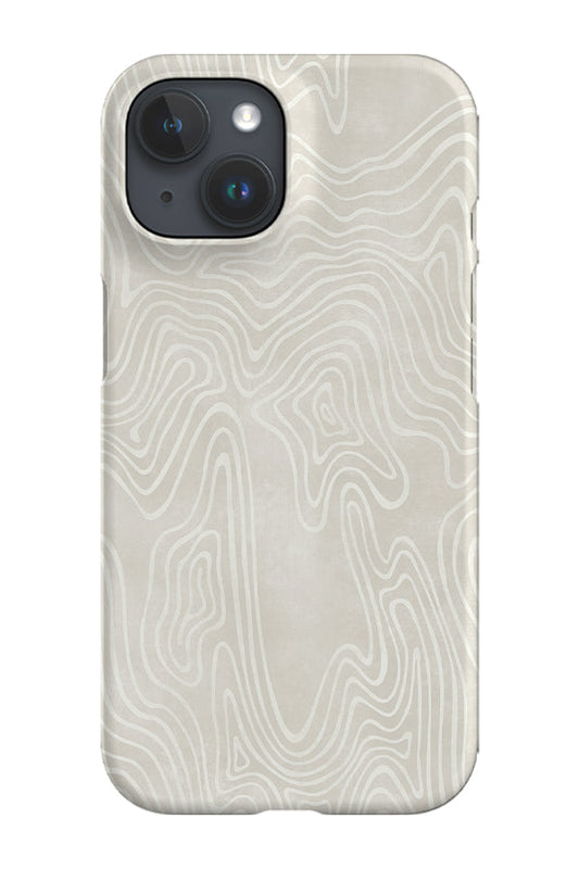 RoyalCovers.uk - Calming Rustic Hand Drawn Wave by Denes Anna Design Phone Case (Neutral)