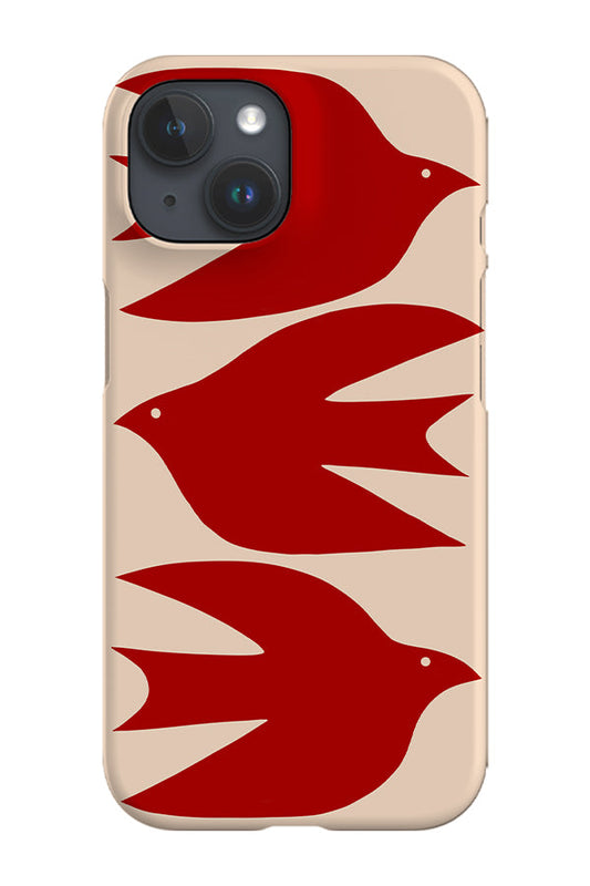 RoyalCovers.uk - Abstract Bird Phone Case (Red)