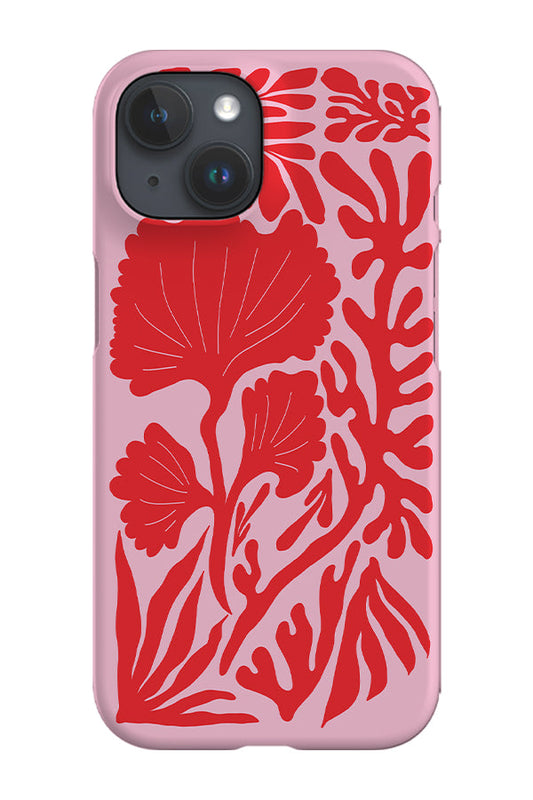RoyalCovers.uk - Abstract Coral Reef Phone Case (Pink Red)