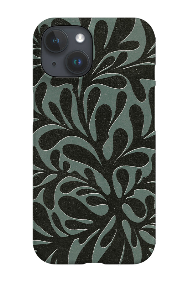 RoyalCovers.uk - Abstract Plant Phone Case (Green Black)