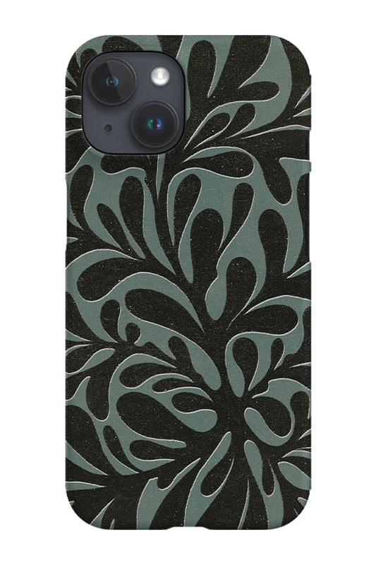 RoyalCovers.uk - Abstract Plant Phone Case (Green Black)