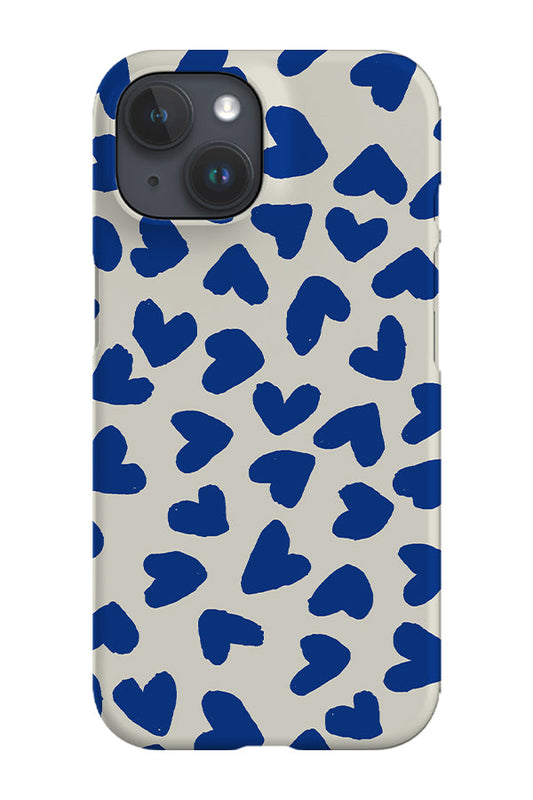 RoyalCovers.uk - Big Hearts Phone Case (Cream Blue)