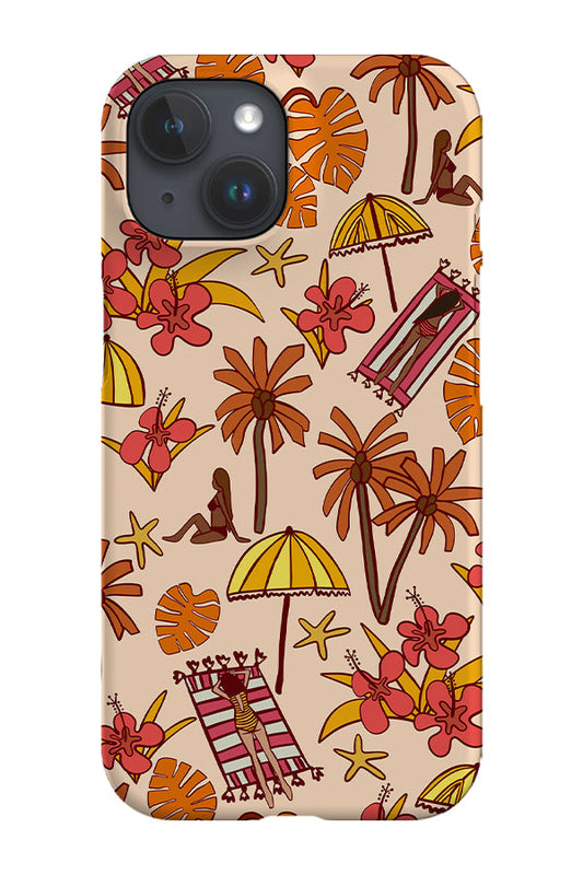RoyalCovers.uk - Beach Jungle Colour Phone Case (Peach)